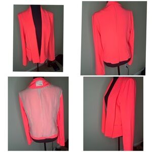 Vibrant Coral Women's Blazer
